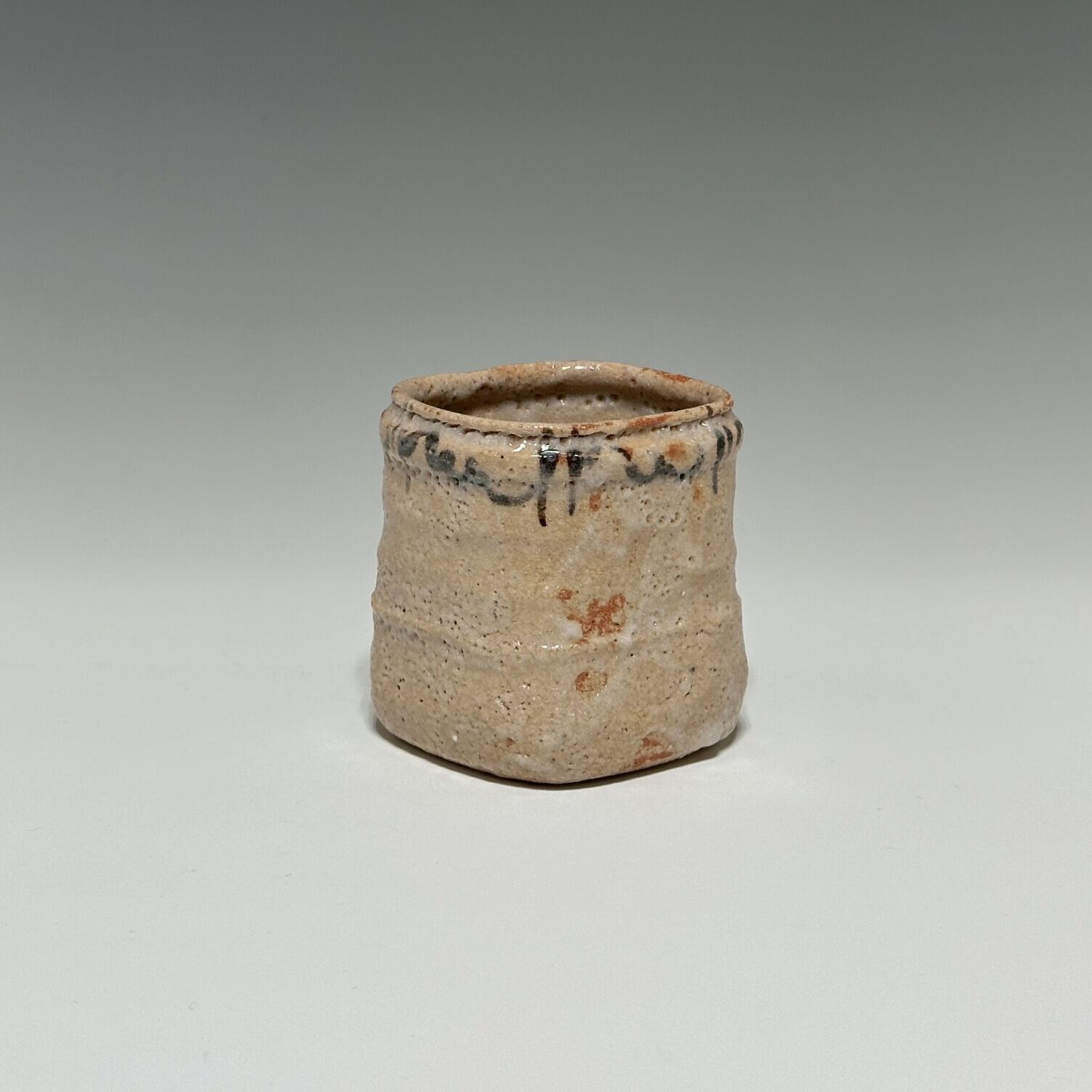 瀧川恵美子 志野筒 Emiko Takigawa Shino Yunomi - 画像 (2)