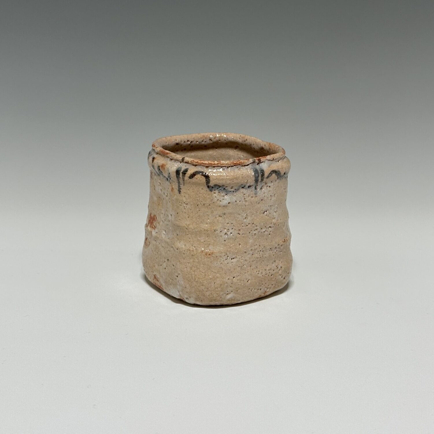 瀧川恵美子 志野筒 Emiko Takigawa Shino Yunomi - 画像 (3)