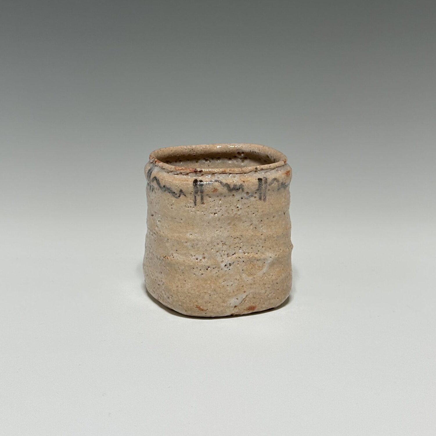 瀧川恵美子 志野筒 Emiko Takigawa Shino Yunomi - 画像 (4)