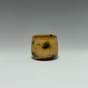 各務 賢周　黄瀬戸小湯呑　CU22180