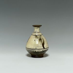 岸野 寛　絵刷毛目徳利　